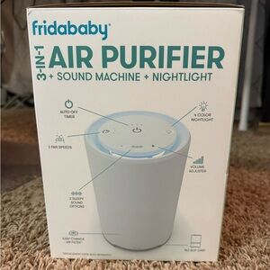 Fridababy Air Purifier (EUC) + 14 NEW replacement filters